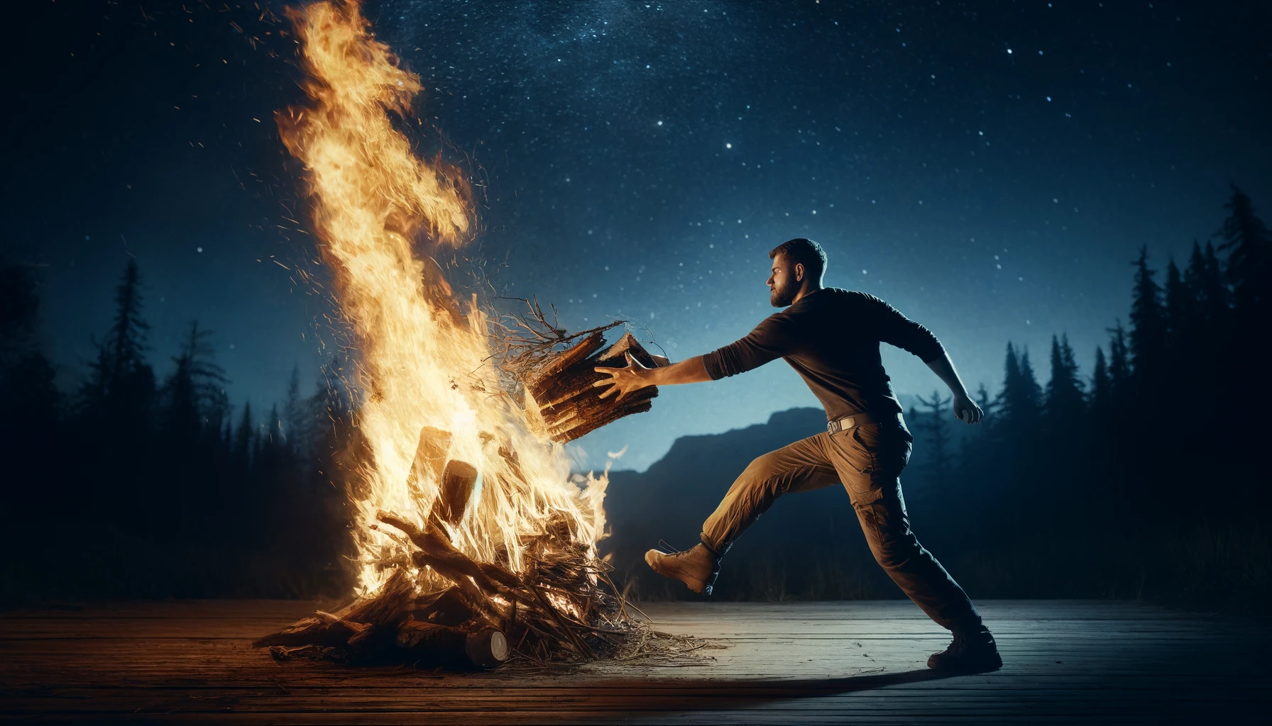 Add fuel to the fire. O que significa essa expressão