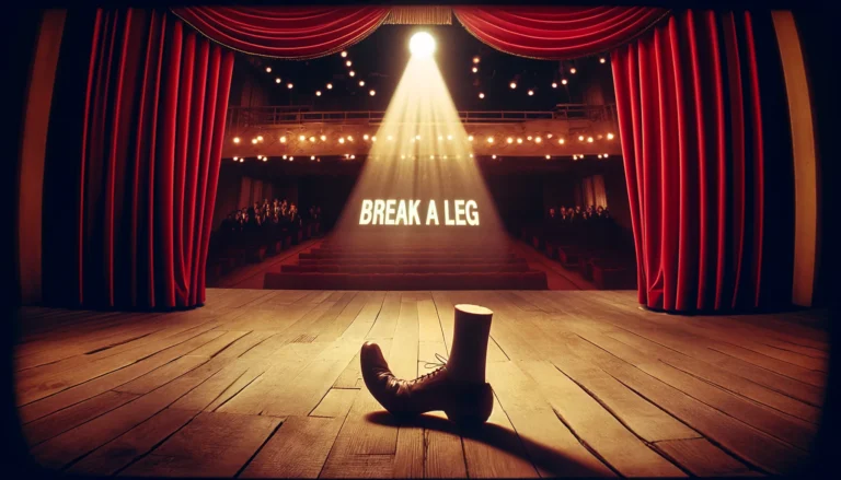 Break a leg. O que significa essa expressão