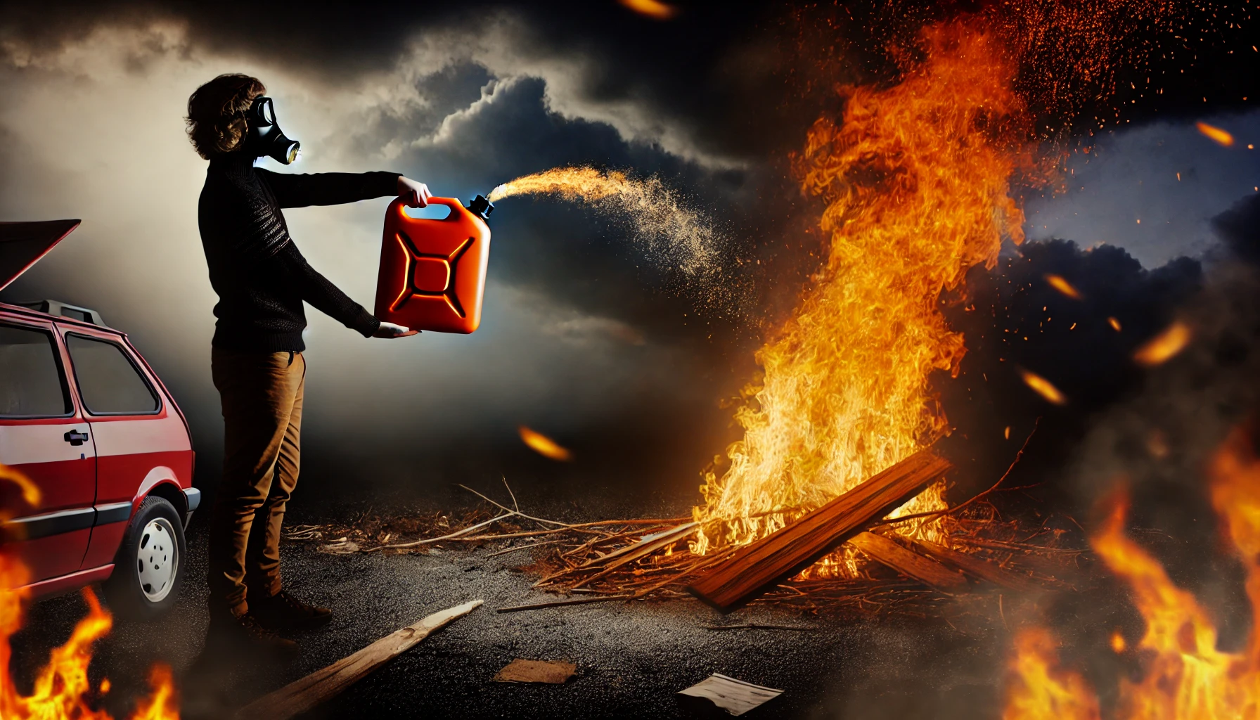 Pour Petrol on the Fire. O que significa essa expressão