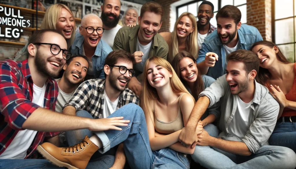 Pull someone's leg. O que significa essa expressão