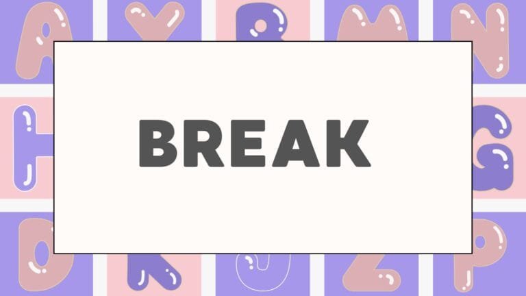 Expressões com a palavra Break