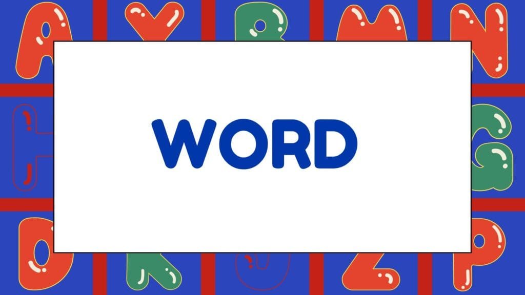 Expressões com a palavra Word